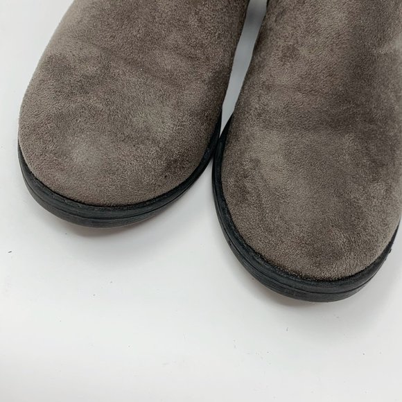 Soda Gray Faux Suede Side zip Bootie Size 7.5 - Picture 5 of 8